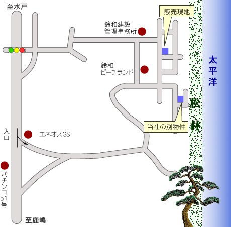 現地ご案内図