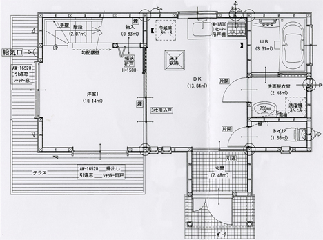 1階平面図