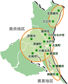 茨城県地図